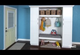 How to Create a Mudroom Bench With Storage