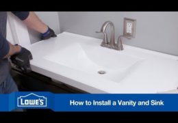 How to Install a Vanity and Sink