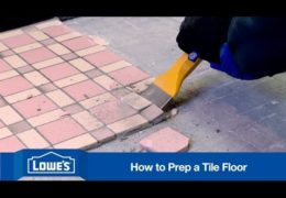 How to Prep a Tile Floor