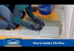 How to Install a Tile Floor