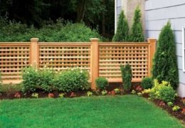 How to Build a Cedar Lattice Fence