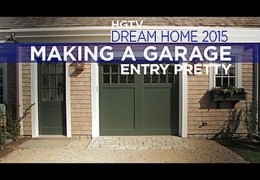 Ideas for Making a Garage Entry Pretty