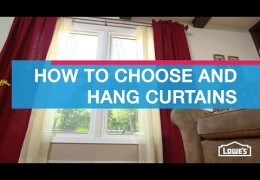 How to Choose and Hang Window Curtains