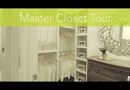 Bright White Master Closet