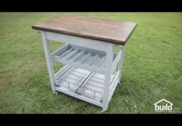 How to Build a Rolling Kitchen Island