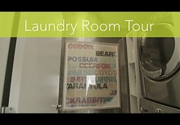 Space Efficient Laundry Room