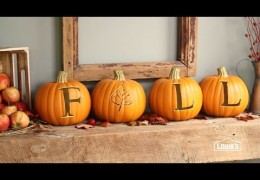 How to Carve Faux Pumpkins