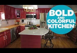 Bold and Dramatic Kitchen Makeover