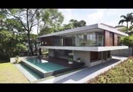 Mid-Century Style Singapore Home with Outdoor Connections