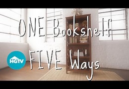 Five Unique Ways to Style a Bookshelf