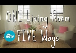 How to Style a Living Room Five Ways