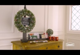 How to Make a Stand for a Christmas Wreath