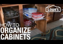 How to Install Kitchen Cabinet Organizers