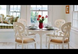 Design Ideas for White and Wood Dining Rooms