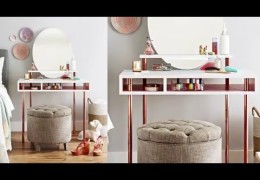 How to Make a Copper Leg Vanity Table