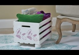 How to Make a Decorative Storage Crate