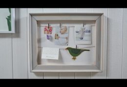 DIY Framed Photo Display