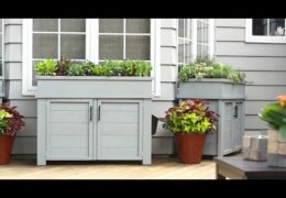 DIY Planter with Built-In Storage