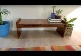 How to Build a Herringbone Patterned Bench