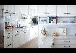 Modern White Galley Kitchen