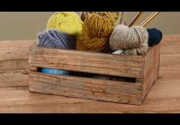 How to Make a Faux Barnwood Crate