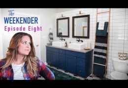 Builder Grade to Bold Bathroom Transformation