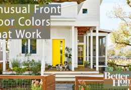 Make Your Front Door Pop with an Unexpected Color