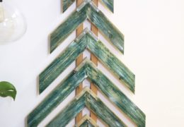 How to Make a Chevron Wooden Christmas Tree