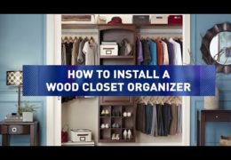 How to Install a Wood Closet Organizer