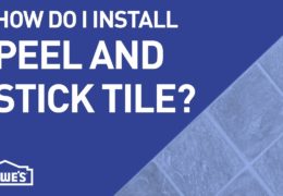 How to Install Peel-and-Stick Tile