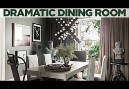 Five Tips for Creating a Dramatic Dining Room