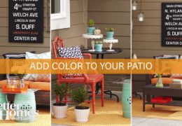 How to Add Color to Your Patio