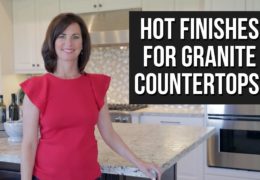 Leathered and Honed Finishes for Granite Countertops