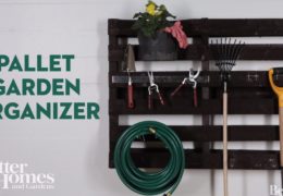 How to Make a Pallet Garden Organizer