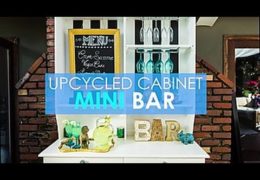 Convert an Old Cabinet Into an Outdoor Mini Bar