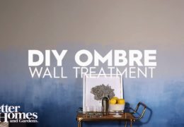 How to Paint an Accent Wall with an Ombre Treatment