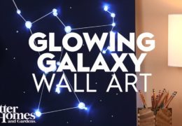 Glowing Night Sky Wall Art