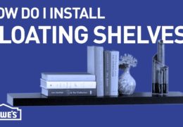 How to Make and Install Floating Shelves