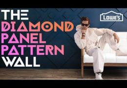 How to Create a Diamond Panel Accent Wall