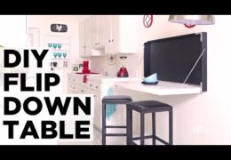 How to Build a Space-Saving Fold-Down Table