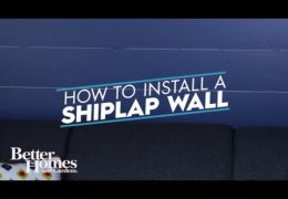 How to Install a Shiplap Wall