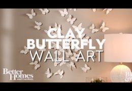 How to Make Clay Butterfly Wall Decor