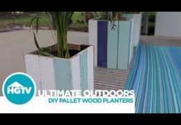 How to Build Pallet Wood Planters