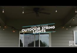 How to Hang Outdoor String Lights