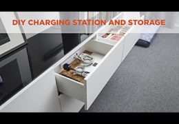 How to Convert a Drawer Into a Charging Station