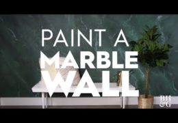 How to Paint a Faux Marble Wall