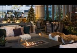 Warm and Cozy Holiday Patio