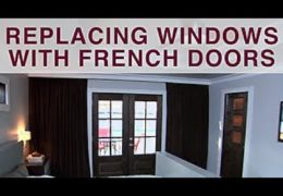 Replacing Windows with French Doors