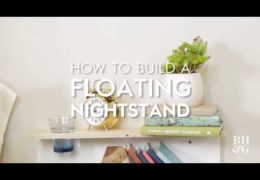 How to Build a Floating Nightstand