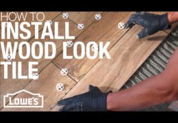 How to Install Wood-Look Floor Tile